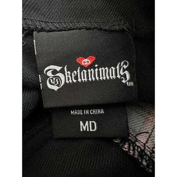 Skelanimals Plaid Contrast Pleated Skirt Size Medium - Picture 5 of 5